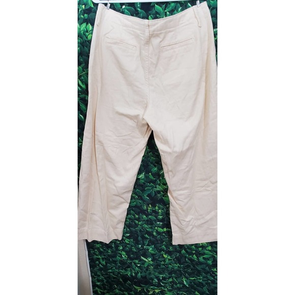 NWOT a new day Stretch Crop pants - Beige Size 12 - Picture 1 of 5